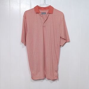 ❤️5/$25  Euc Alan Flusser Stripe Golf Polo